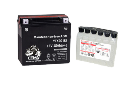 Batería de moto YTX20-BS | AGM Hermética YTX20-4