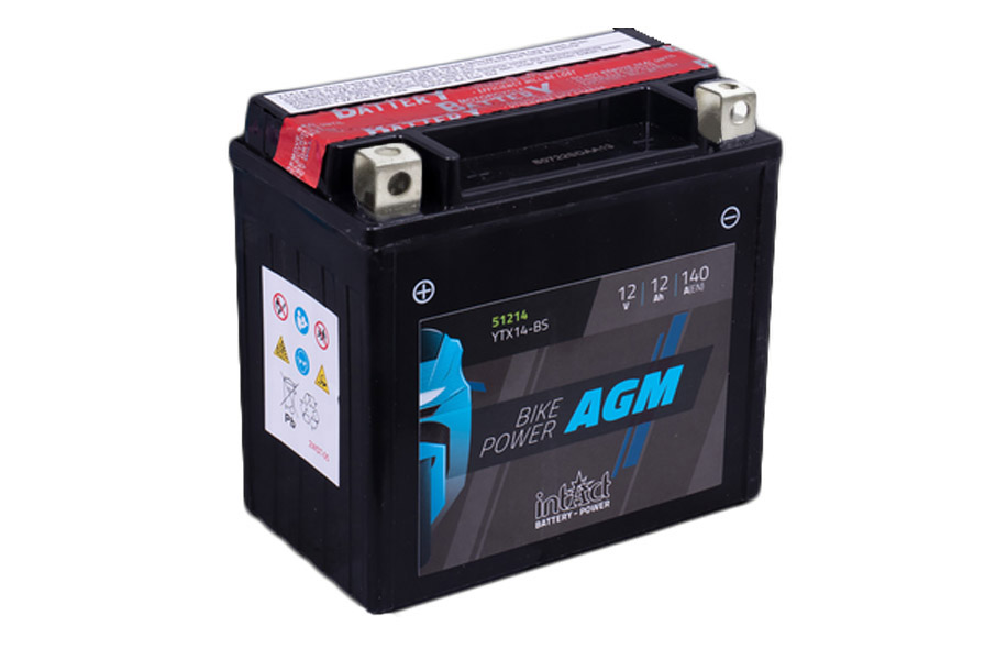 Batería de moto YTX14-BS  AGM Hermética YTX14-4 - Baterias web