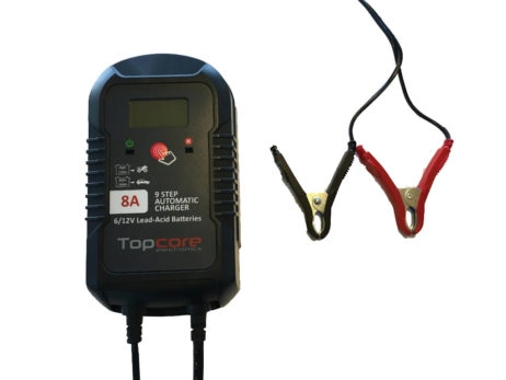 Cargador 6-12V 8A Topcore 9 Step Automatic Charger