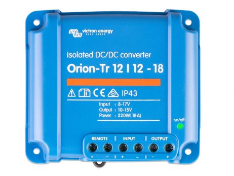 Convertidor CC-CC Orion 12V-12V 18A (220W) Aislado