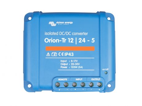 Convertidor CC-CC Orion 12V-24V 5A (120W) Aislado