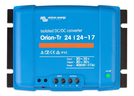 Convertidor CC-CC Orion 24V-24V 17A (400W) Aislado