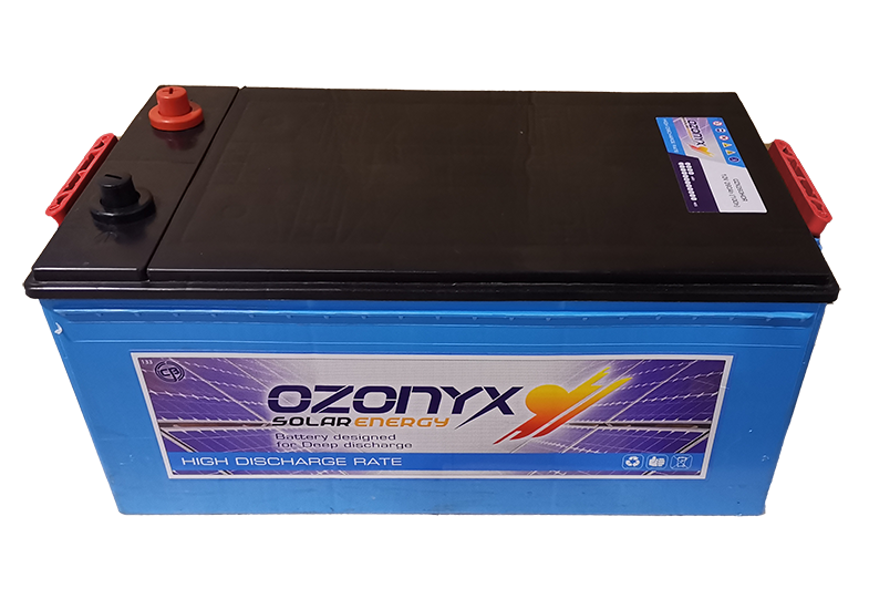 Batería Solar 70Ah OZONYX Alta Descarga - Baterias web