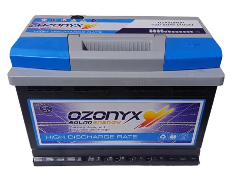 Batería Solar 90Ah OZONYX Alta Descarga