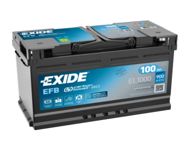 Batería de Coche Tudor 100Ah EFB EL1000 START-STOP