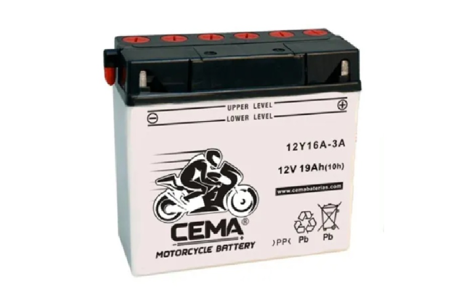 Batería de moto 12Y16A-3A | Plomo ácido 12C16A-3A