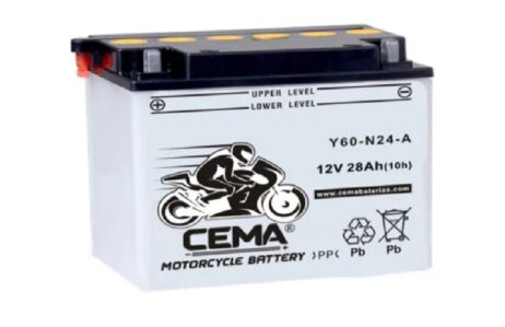 Batería de moto Y60-N24-A | Plomo ácido C60-N30-A
