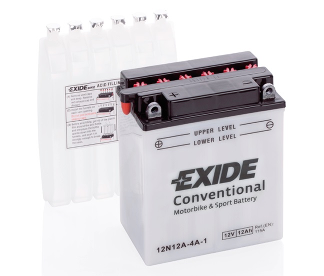 FULBAT GEL Batterij Moto FB12A-A/B (12N12A-4A-1) / YB12A-A 12V 12,6AH 155A