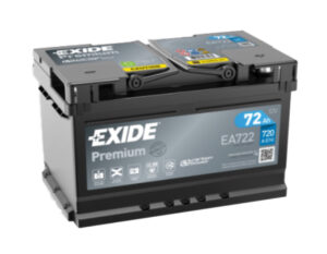 Batería de coche Tudor 72Ah EA722 Exide