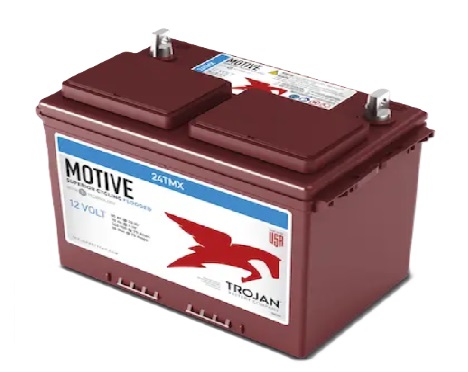 BATERÍA CÍCLICA TROJAN 24TMX 12V 94AH.