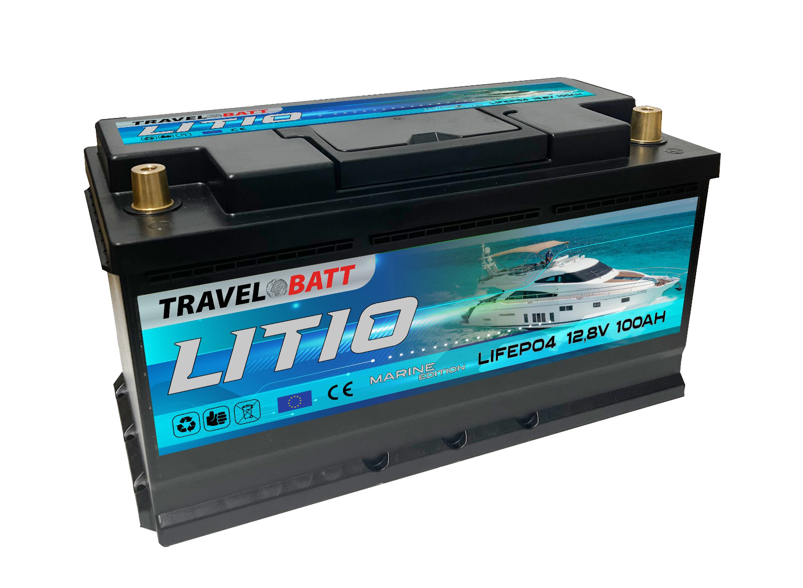 Bateria de Lítio 12.8V 100Ah Marine Edition