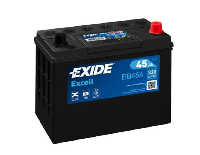 Batería de coche Tudor 45Ah EB454 Exide