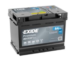 Batería de coche Tudor 64Ah EA640 Exide