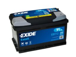 Batería de coche Tudor 71Ah EB712 Exide