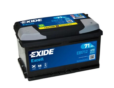 Batería de coche Tudor 71Ah EB712 Exide