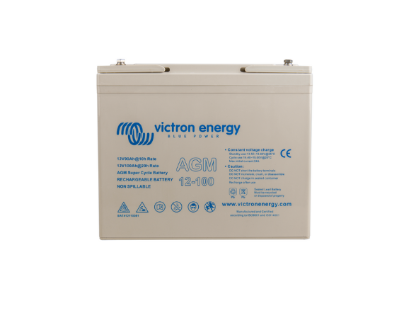 Batería de ciclo profundo AGM 12V/100Ah (M8) Victron Energy