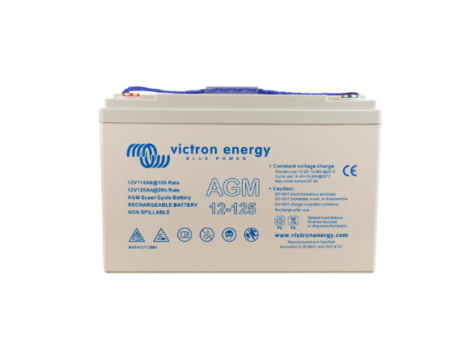 Batería de ciclo profundo AGM 12V/125Ah (M8) Victron Energy