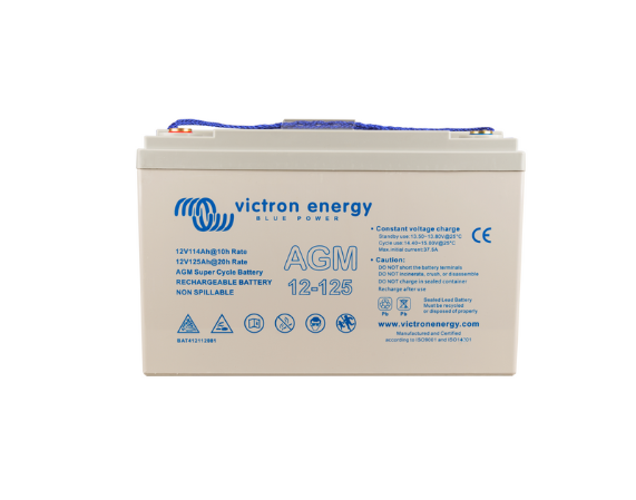 Batería de ciclo profundo AGM 12V/125Ah (M8) Victron Energy