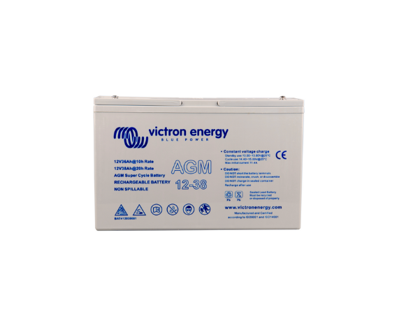 Batería de ciclo profundo AGM 12V/38Ah (M8) Victron Energy