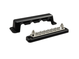 Barra colectora 250A 2P con 12 tornillos + cubierta Victron Energy