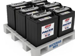 Pack 6 Baterías TROJAN/PACER T875 Cíclica 8V 183Ah