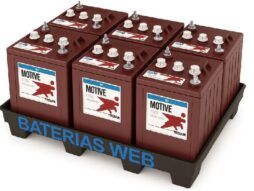 Pack 6 Baterías TROJAN T145 | 6V. 260Ah. Cíclica
