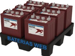 Pack 6 Baterías TROJAN T875 Cíclica 8V 170Ah
