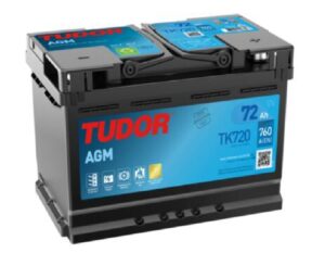 Batería de coche Tudor TK720 72Ah AGM Start-Stop