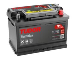Batería de coche Tudor 71Ah TB712 670A (EN)