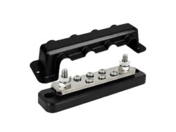 Barras Colectoras 250A 2P con 6 Tornillos + Tapa Victron Energy